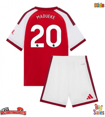 Arsenal Noni Madueke #20 Replica Home Stadium Kit for Kids 2026-27 Short Sleeve (+ pants)